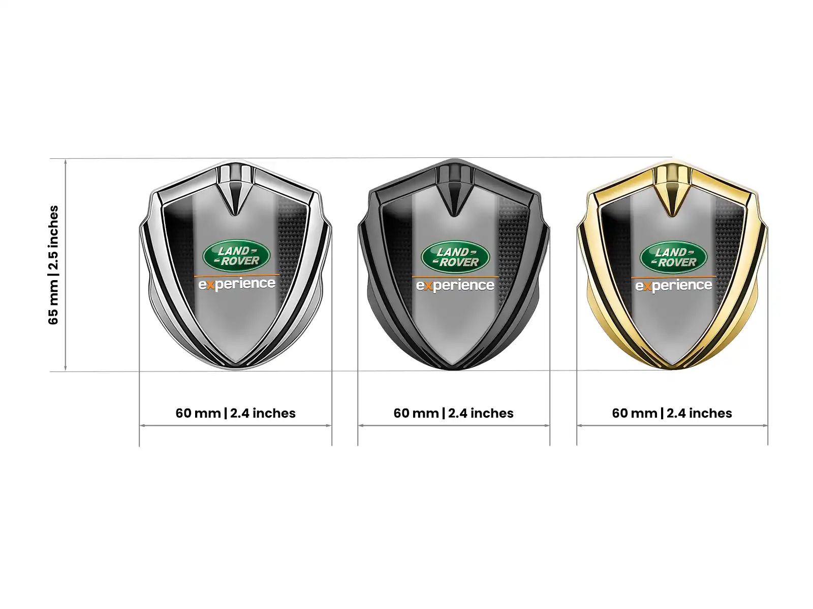 Land Rover Metall Kuppel Emblem Robuste Schicke Form
